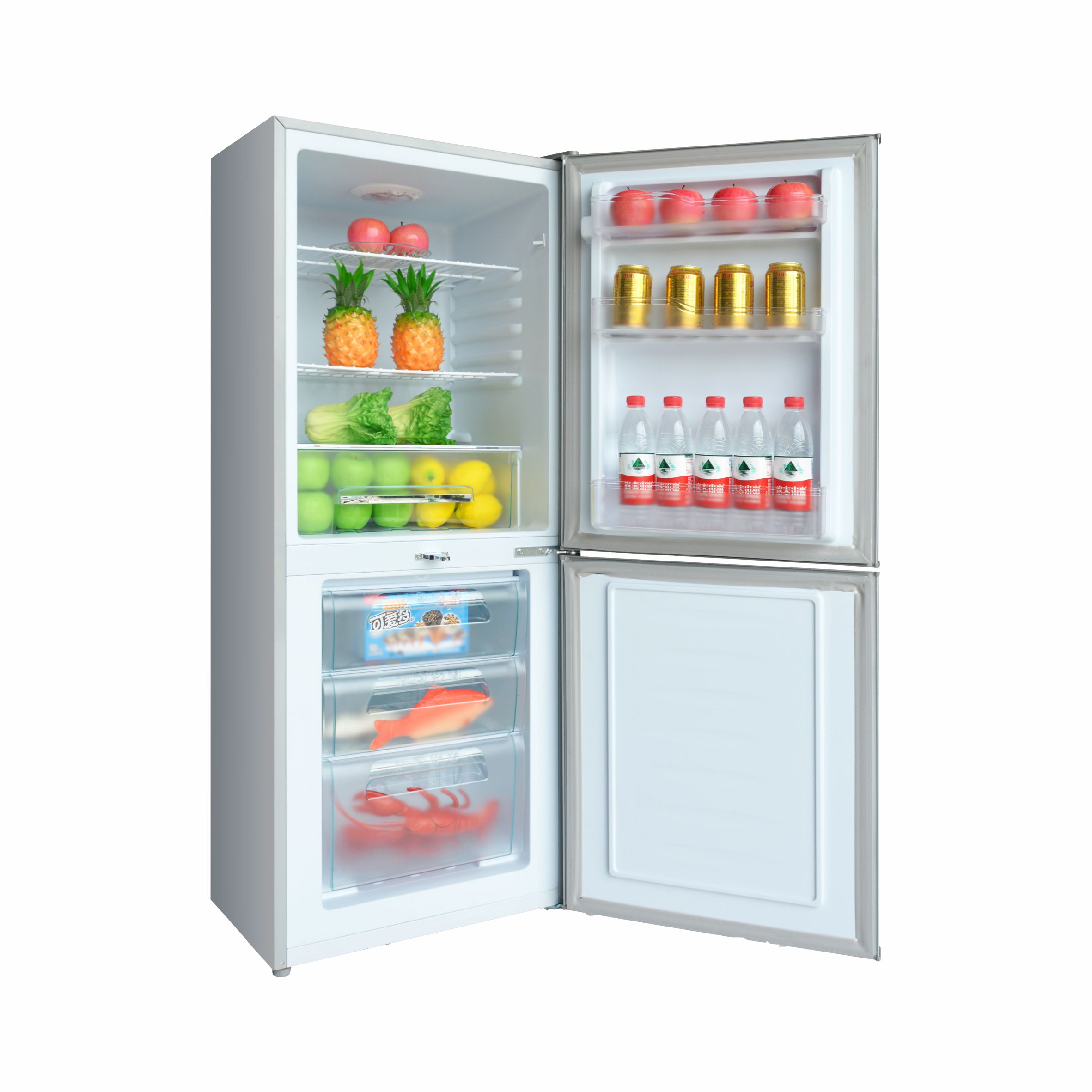DOUBLE DOOR REFRIGERATOR WITH BOTTOM FREEZER ILRFC-225SS 01