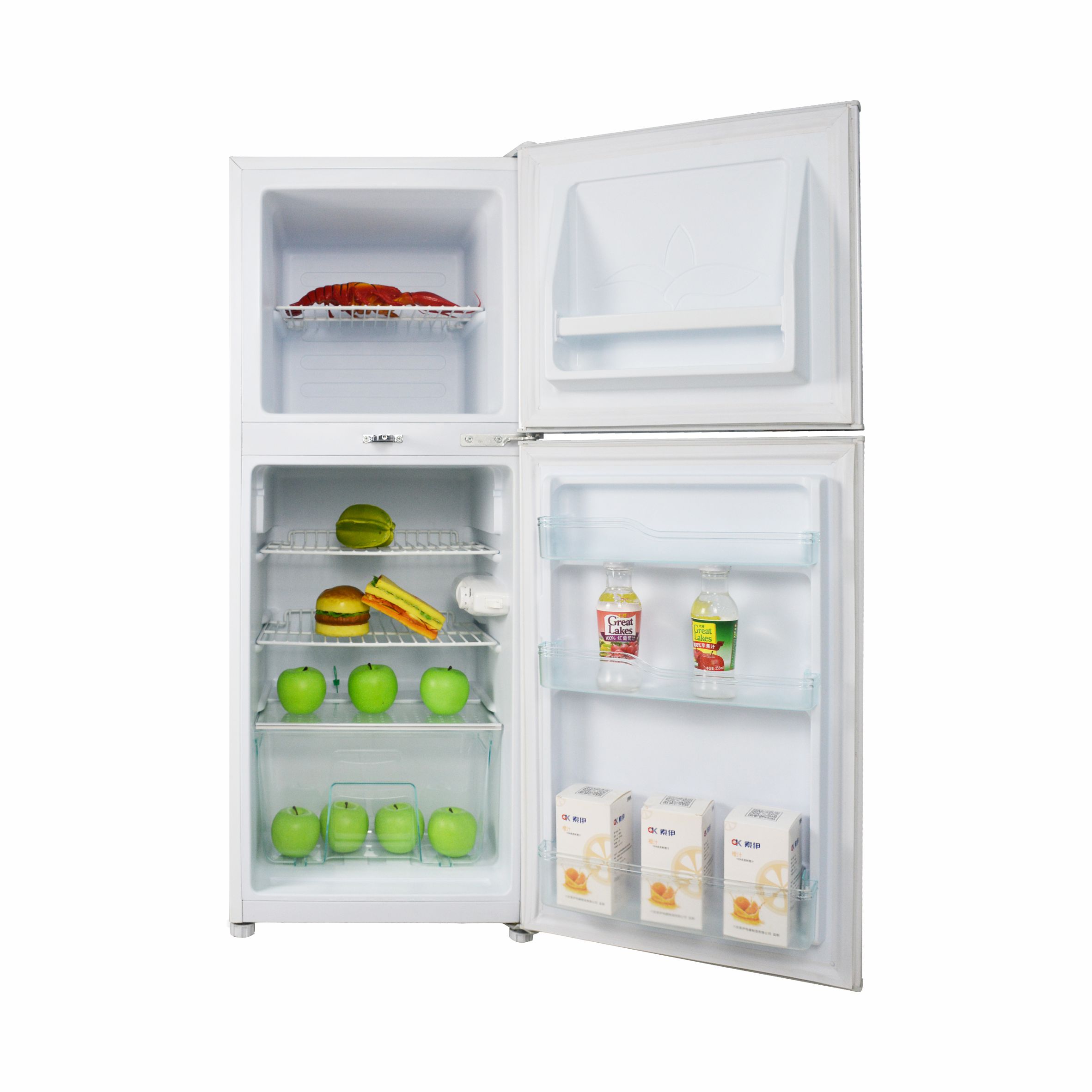 DOUBLE DOOR REFRIGERATOR WITH TOP FREEZER ILRF- 150 DD 01