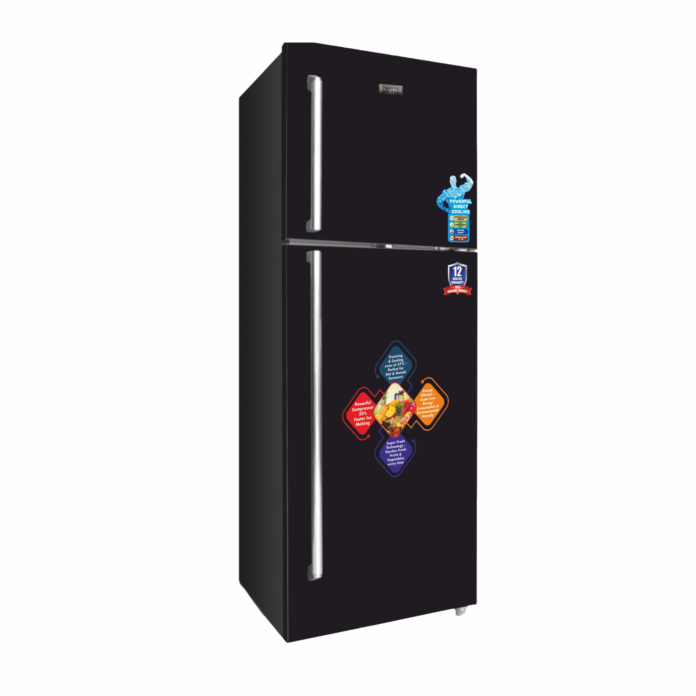 DOUBLE DOOR REFRIGERATOR WITH TOP FREEZER ILRF-550 03
