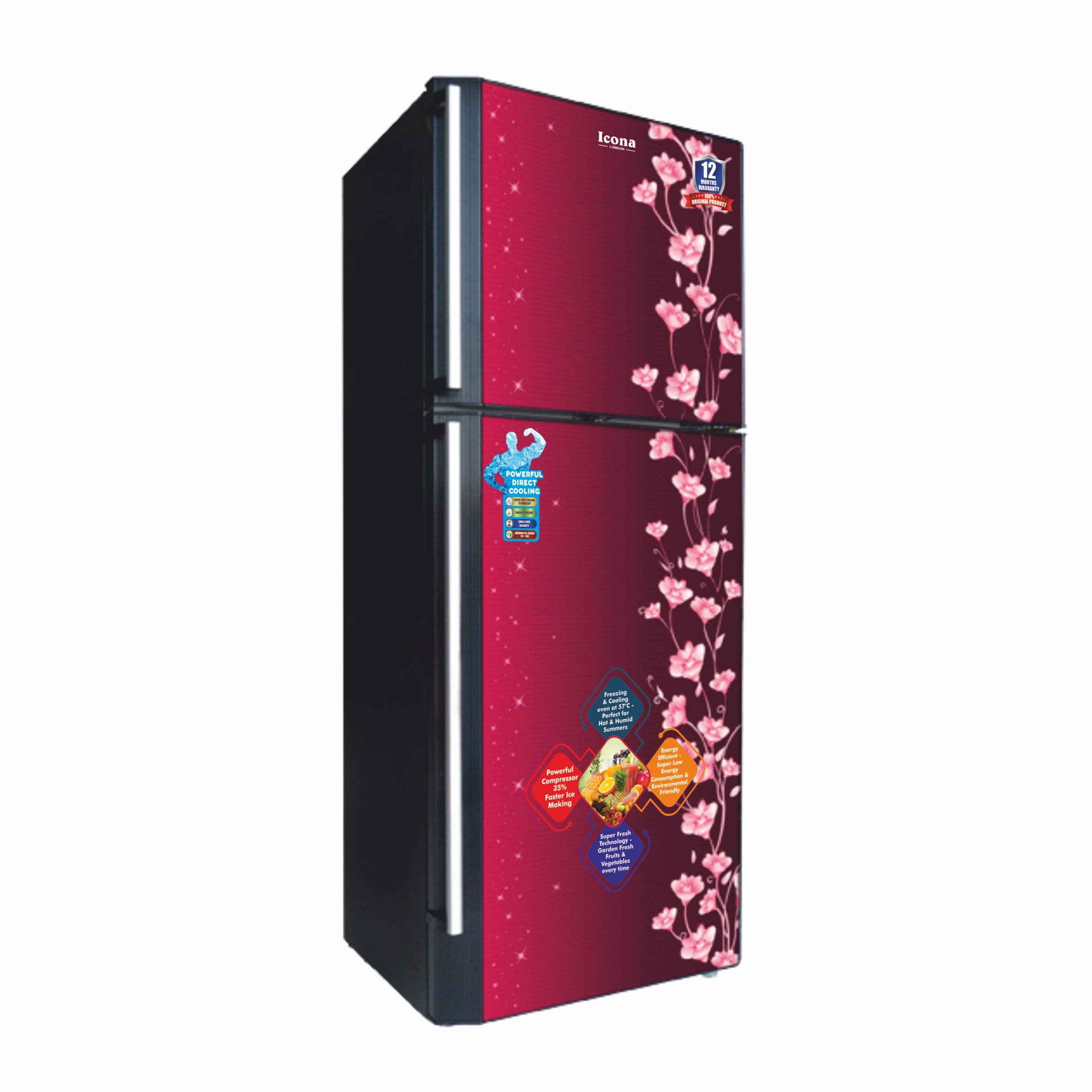 DOUBLE DOOR REFRIGERATOR WITH TOP FREEZER ILRF-600