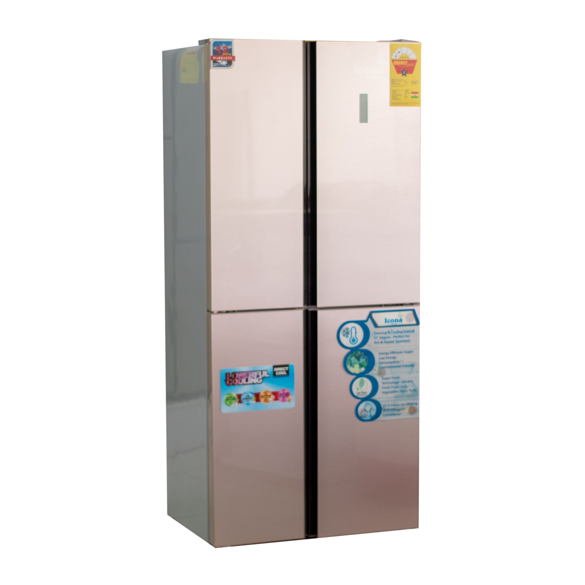 Four Door Refrigerator Side By Side (ILRF-4D500) – Icona Rwanda