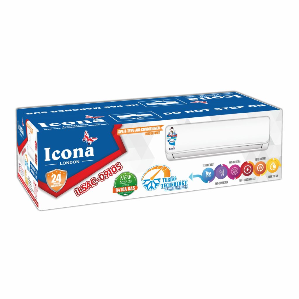 Split Type Air Conditioner (ILSAC-0910S) – Icona Rwanda